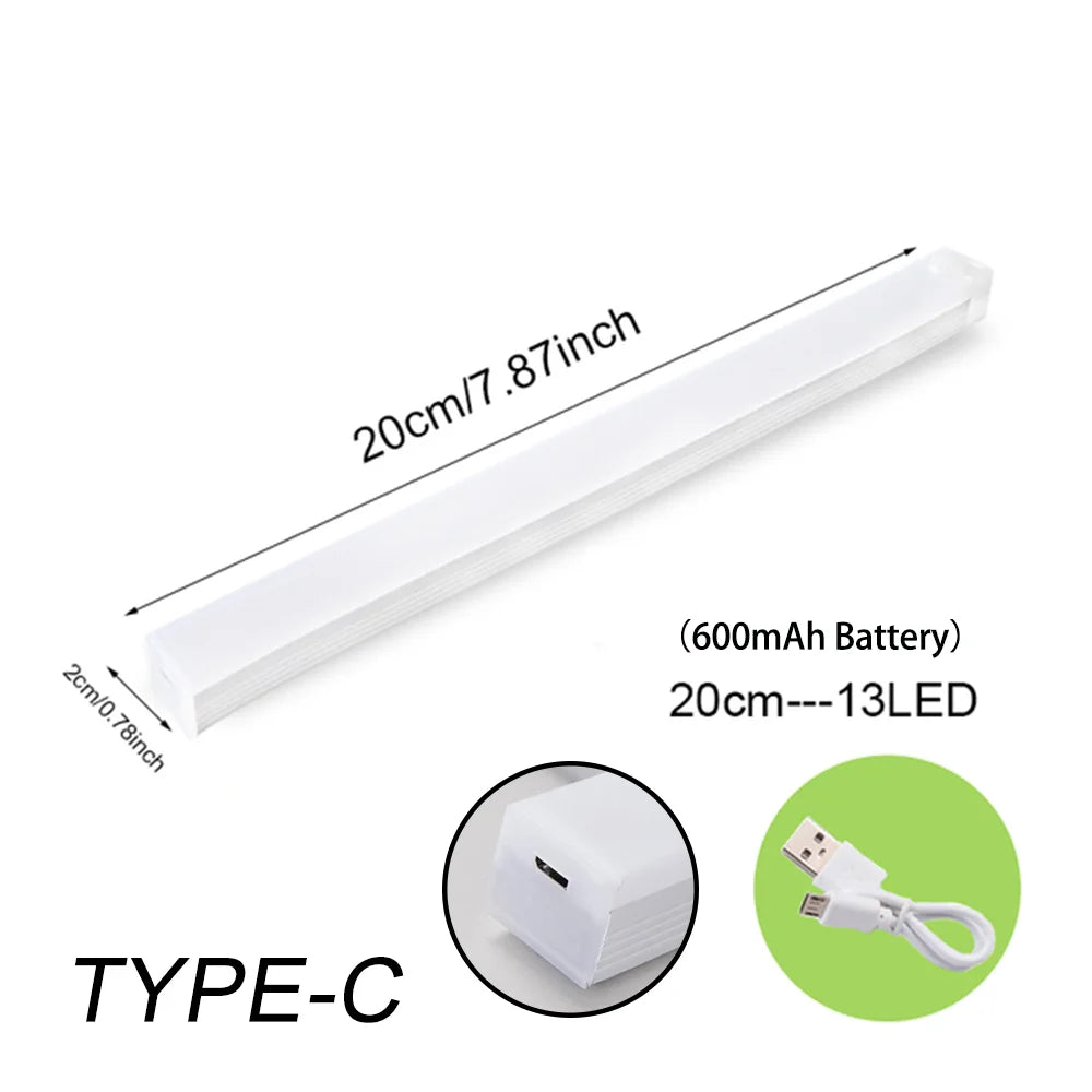 Luz Inteligente NeoSmart-Barra LED Recarregável com Sensor de Movimento.