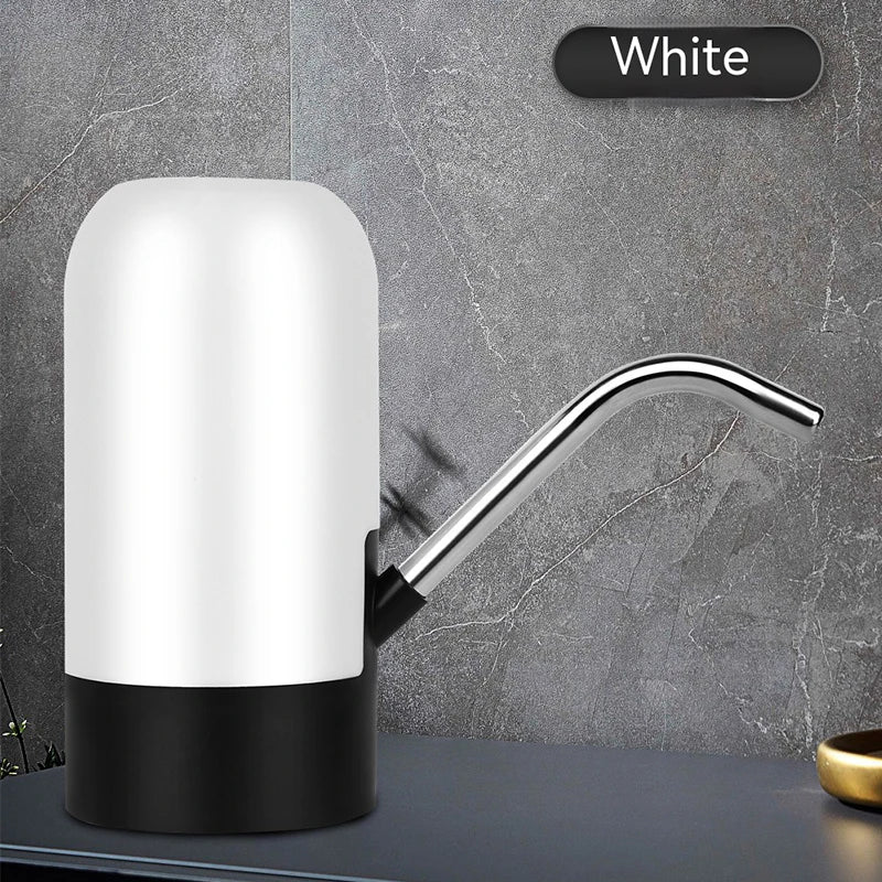 Bomba Elétrica para Galão de Água Recarregável USB - Dispenser Automático Universal