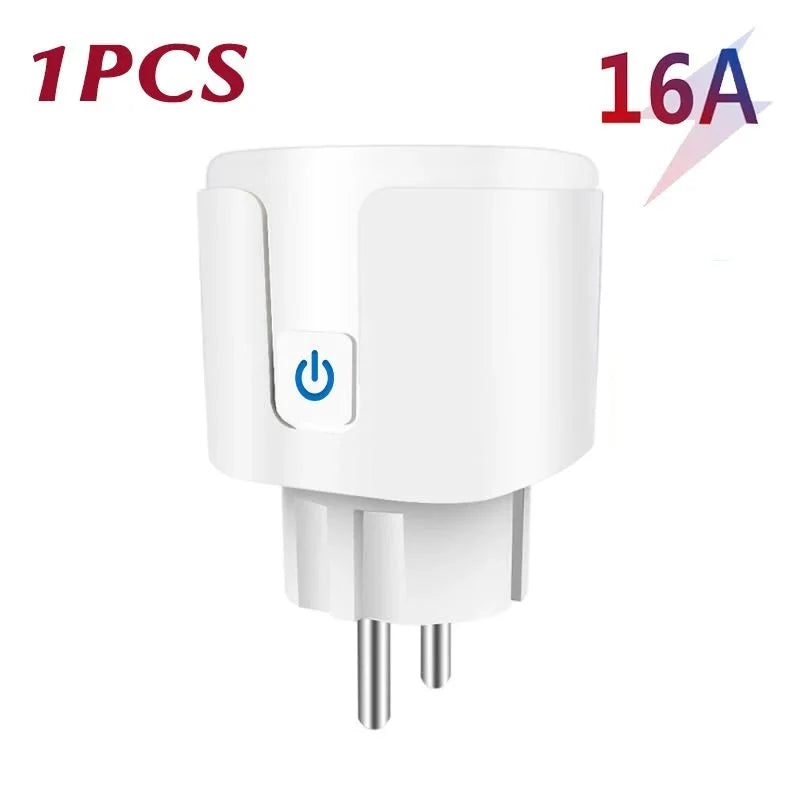 Tomada Inteligente Wi-Fi Smart Plug 16A – Compatível com Alexa e Google Home