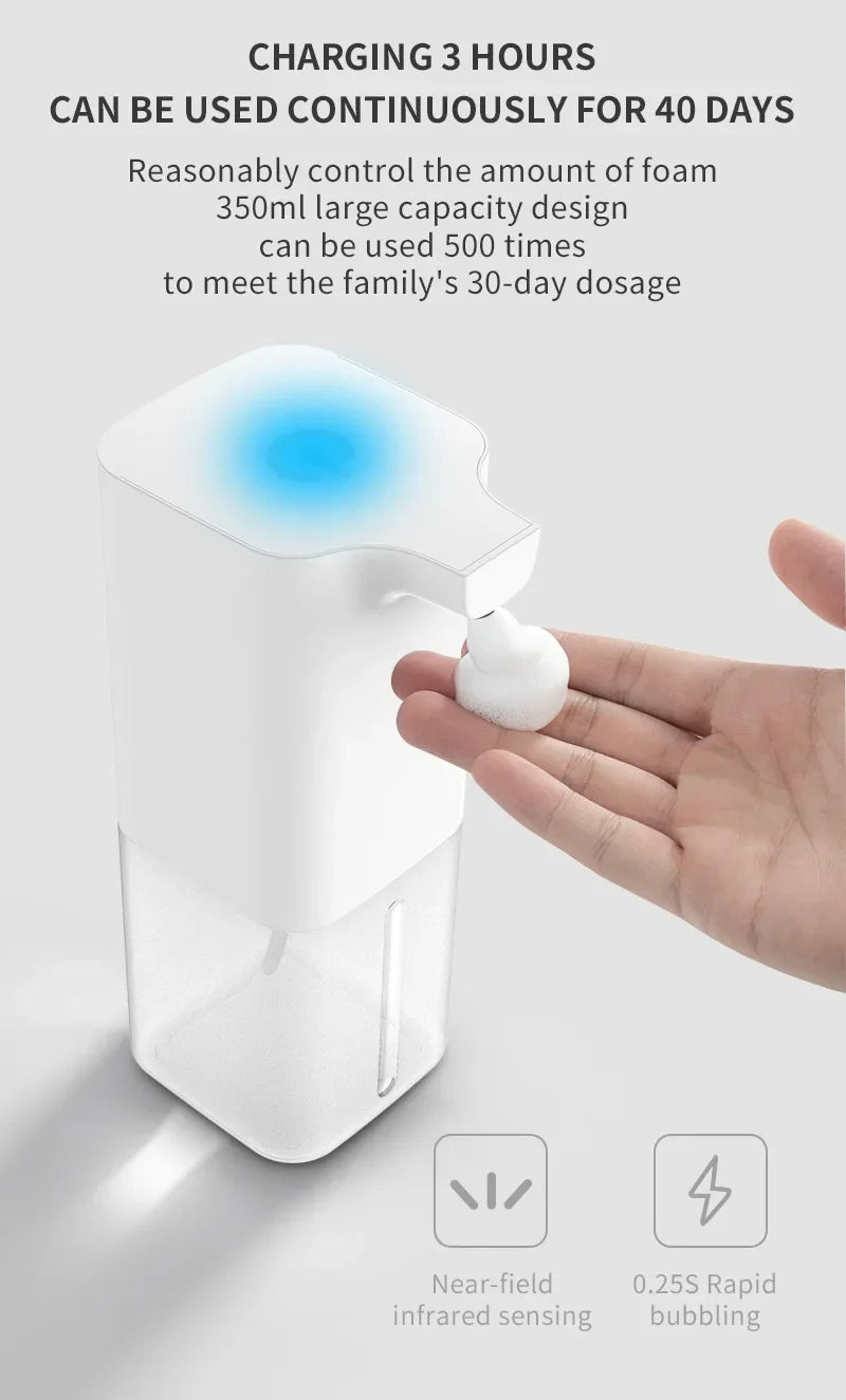 Dispenser Automático de Sabão e Espuma Inteligente – Sensor de Movimento Premium
