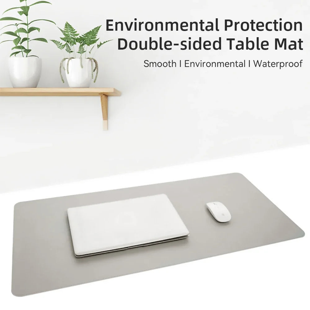 Desk Pad Premium em Couro Impermeável NeoSmart - Protetor de Mesa Elegante (60x30cm)