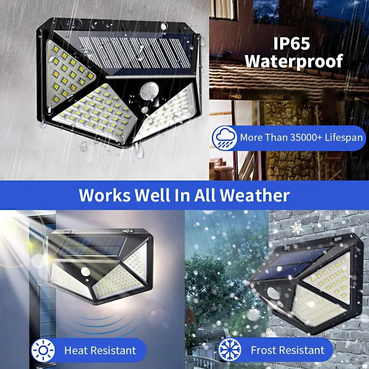Refletor Solar de Parede com Sensor de Movimento – Prova D'Água sem FiosOutdoor Waterproof PIR Spotlight for Yard Garden Path Fence Decoration
