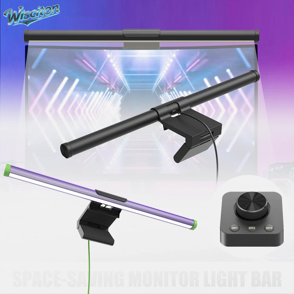 Luminária LED Premium para Monitor NeoSmart - Iluminação Game & Home Office RGB