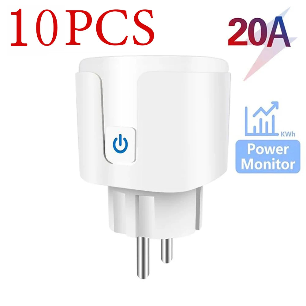 Tomada Inteligente Wi-Fi Smart Plug 16A – Compatível com Alexa e Google Home
