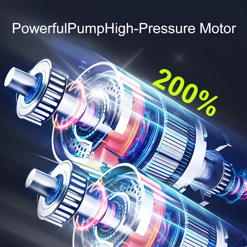 Compressor de Ar Portátil Sem Fio para Carros - Power Pump 150 PSI.