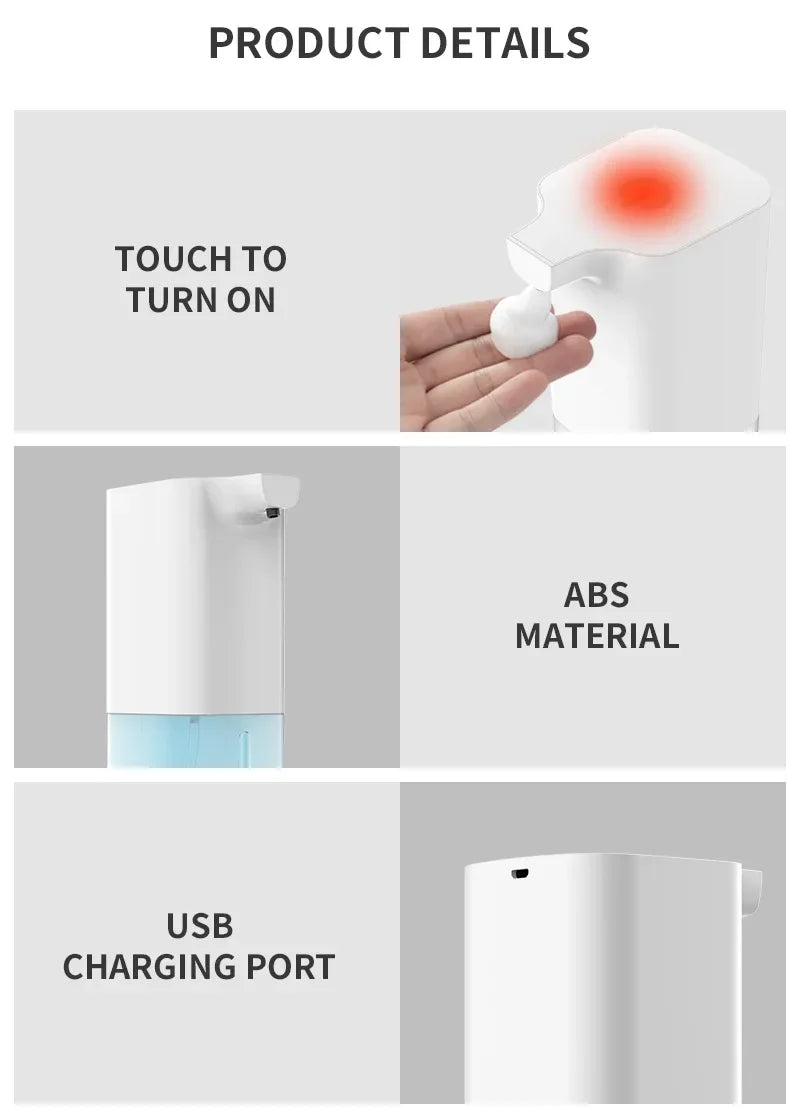 Dispenser Automático de Sabão e Espuma Inteligente – Sensor de Movimento Premium