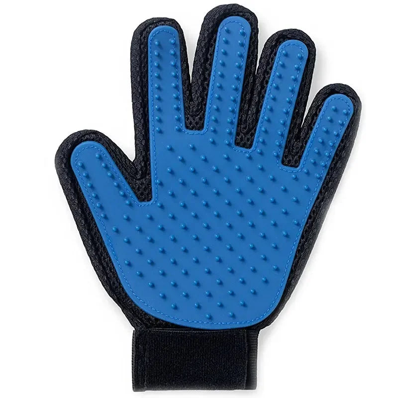Luva de Silicone Multifuncional para Banho, Tosa e Remoção de Pelos Pet (Grooming & Bath Glove)