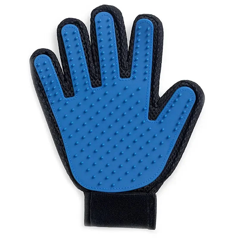 Luva de Silicone Multifuncional para Banho, Tosa e Remoção de Pelos Pet (Grooming & Bath Glove)