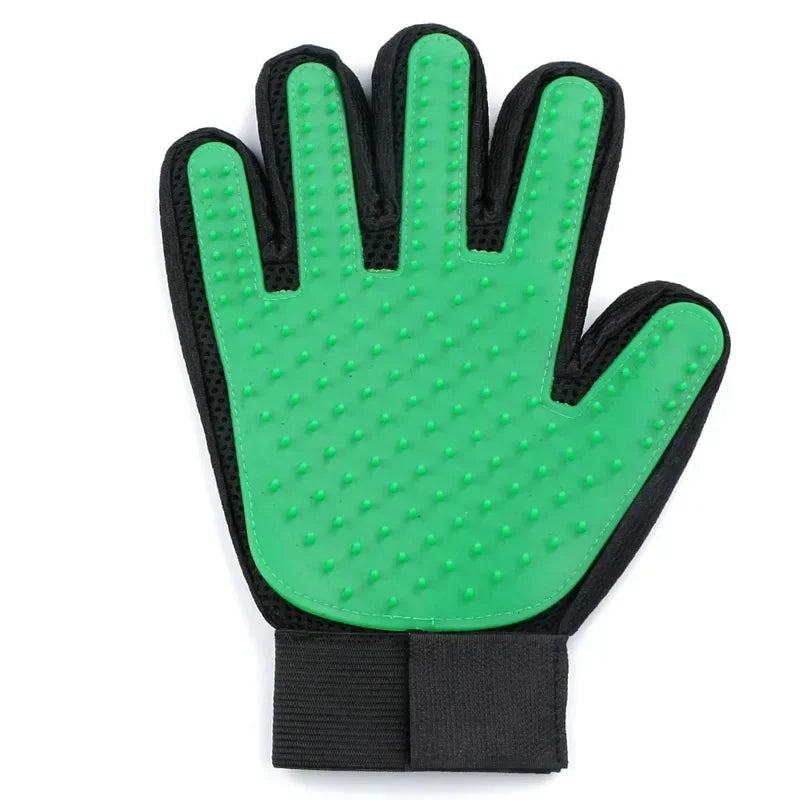 Luva de Silicone Multifuncional para Banho, Tosa e Remoção de Pelos Pet (Grooming & Bath Glove)