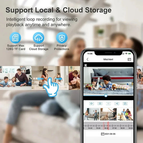 Câmera de Segurança Lâmpada 360° Wi-Fi – Monitoramento Inteligente Full HD