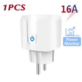 Tomada Inteligente Wi-Fi Smart Plug 16A – Compatível com Alexa e Google Home