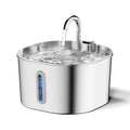 Fonte de Água Automática Pet em Aço Inox 2.2L com Sistema de Filtragem e Bomba Ultra-Silenciosa