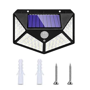 Refletor Solar de Parede com Sensor de Movimento – Prova D'Água sem FiosOutdoor Waterproof PIR Spotlight for Yard Garden Path Fence Decoration