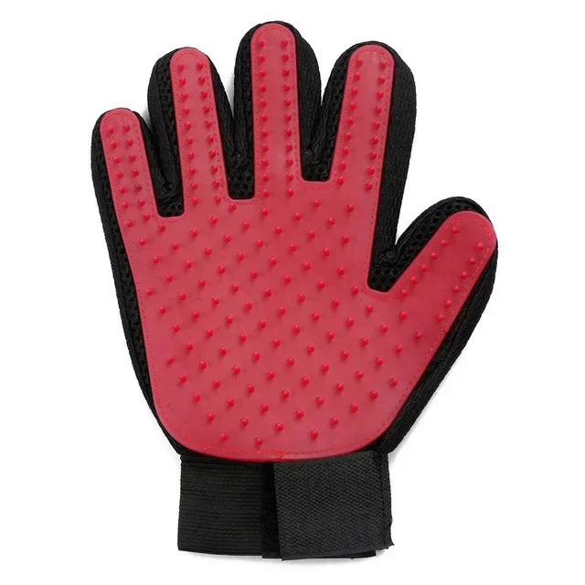 Luva de Silicone Multifuncional para Banho, Tosa e Remoção de Pelos Pet (Grooming & Bath Glove)