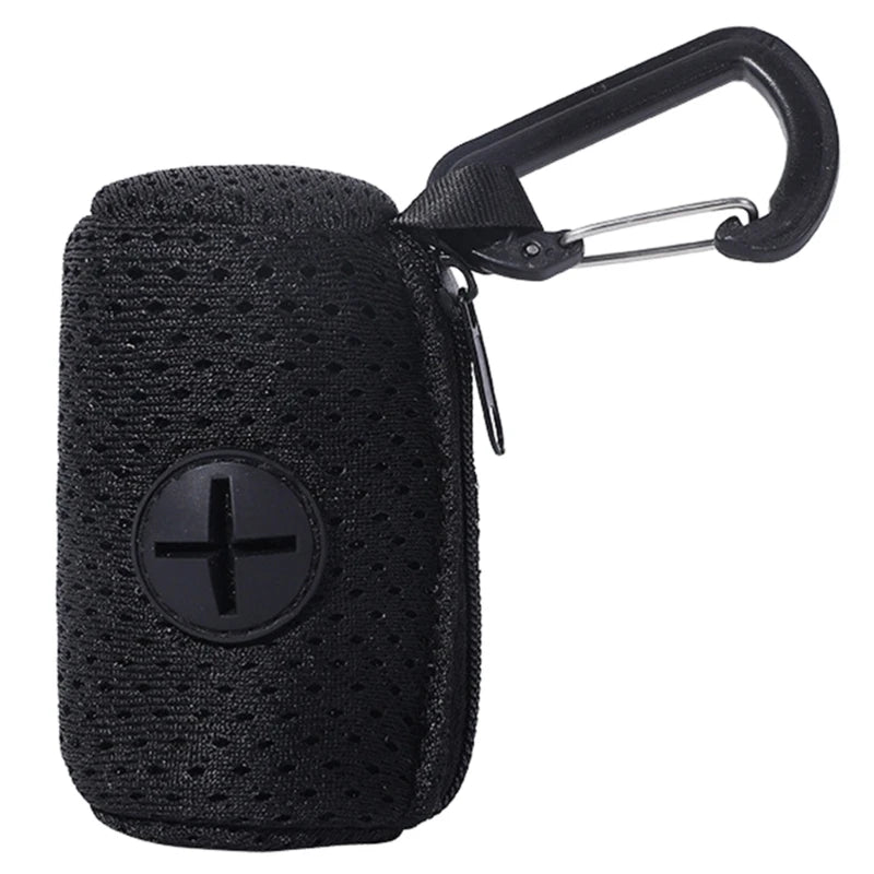 Porta-Sacos Higiênicos com Mosquetão para Passeio Pet (Dispenser de Sacos de Lixo)