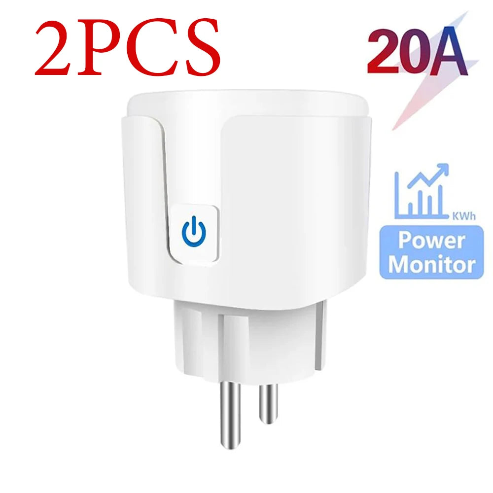 Tomada Inteligente Wi-Fi Smart Plug 16A – Compatível com Alexa e Google Home