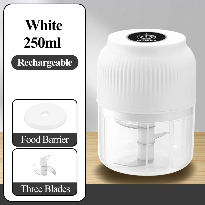 Mini Processador de Alimentos Sem Fio NeoSmart - Recarregável USB